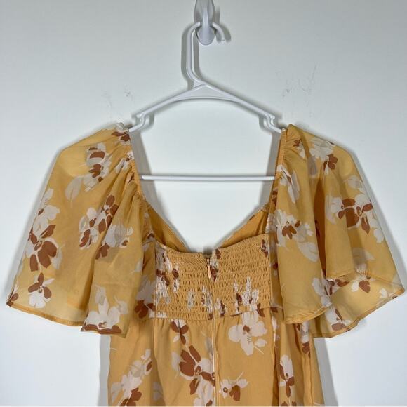 Abercrombie & Fitch Flutter Sleeve Dress Size XS PETITE - Picture 7 of 11